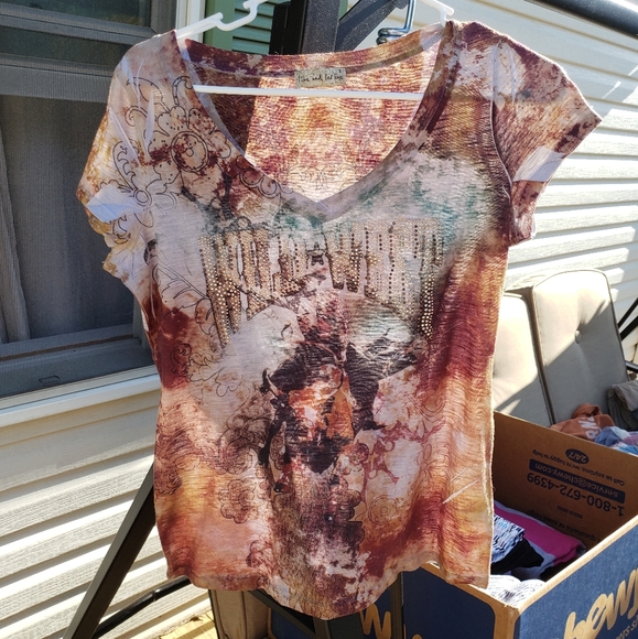 Bull riding tee - Picture 2 of 5